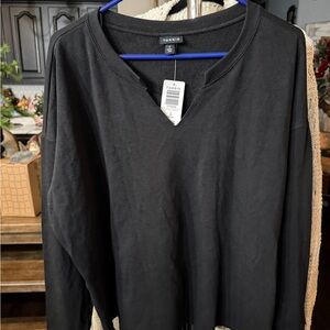 Torrid Black V-Neck Top